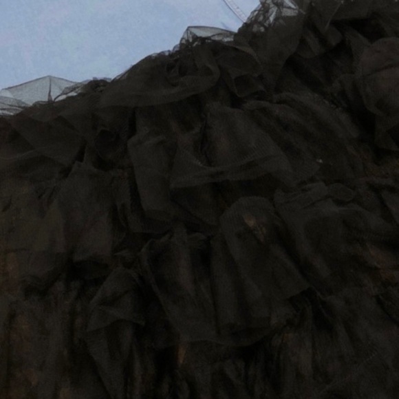 NWT Plus Demin Tulle Stretch Skirt - Picture 5 of 5